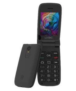 Celular Logic F11L Tipo Almeja para Adultos Mayores con Teclas Grandes Botón SOS Dual SIM Pantalla a